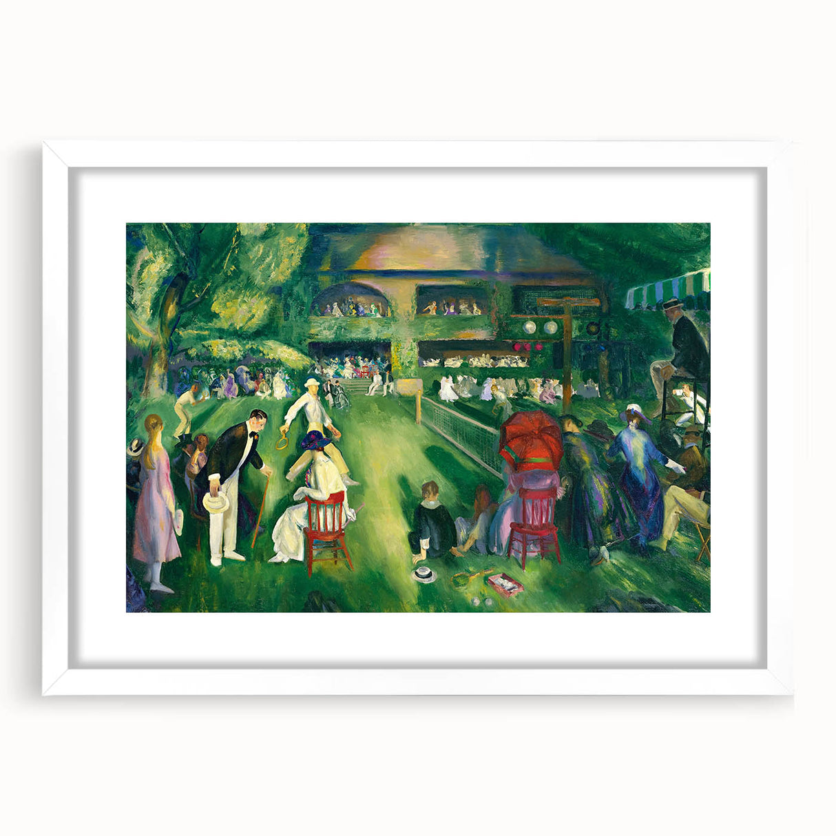 Vintage Tennis Art Print - Tennis at Newport by George Bellows, 1920