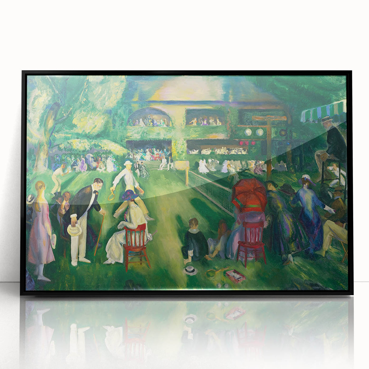 Vintage Tennis Art Print - Tennis at Newport by George Bellows, 1920