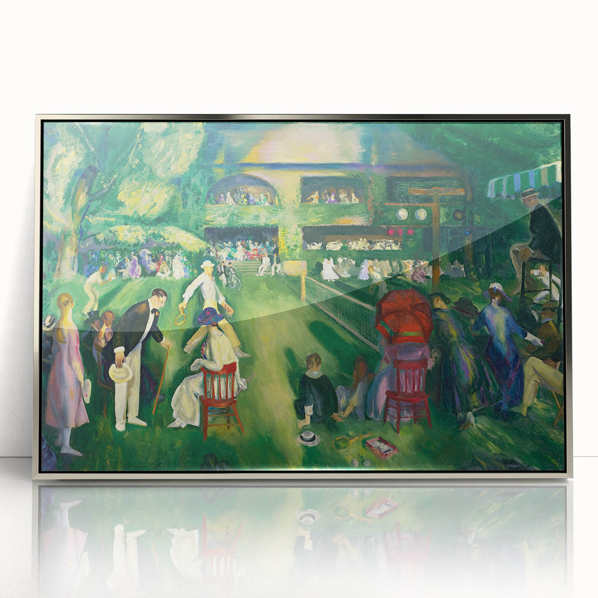 Vintage Tennis Art Print - Tennis at Newport by George Bellows, 1920