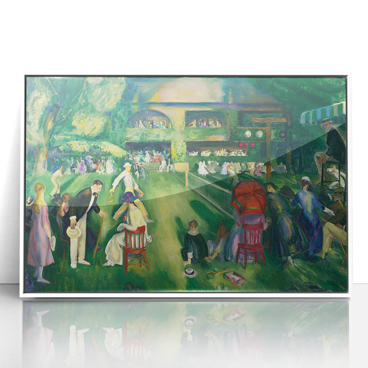 Vintage Tennis Art Print - Tennis at Newport by George Bellows, 1920