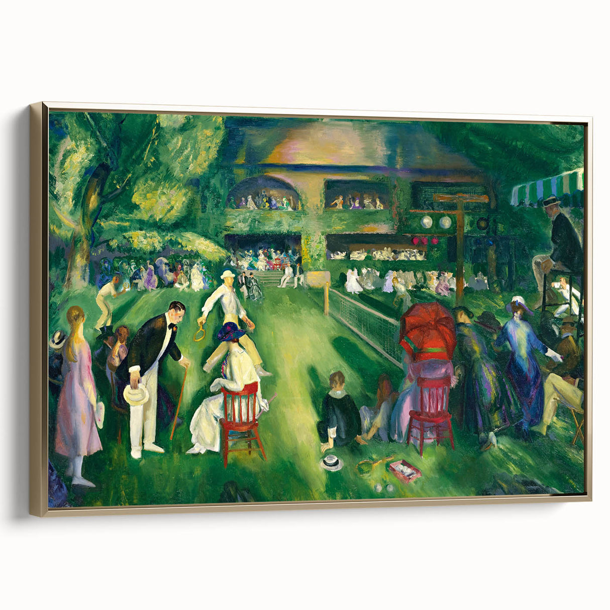 Vintage Tennis Art Print - Tennis at Newport by George Bellows, 1920