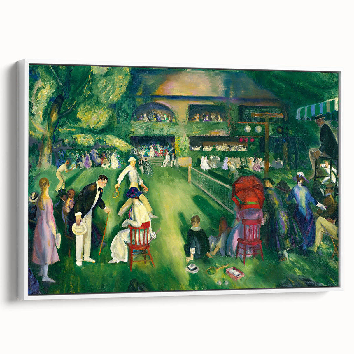 Vintage Tennis Art Print - Tennis at Newport by George Bellows, 1920