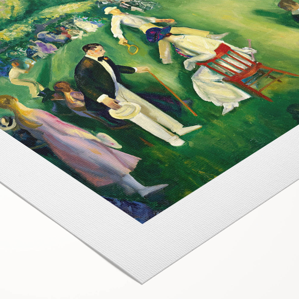 Vintage Tennis Art Print - Tennis at Newport by George Bellows, 1920