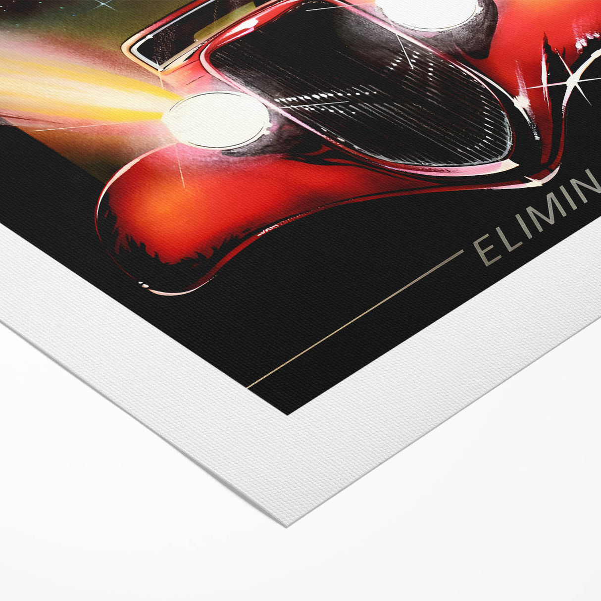ZZ Top Eliminator Retro Wall Art – Vintage Rock Album Cover Print