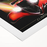 ZZ Top Eliminator Retro Wall Art – Vintage Rock Album Cover Print