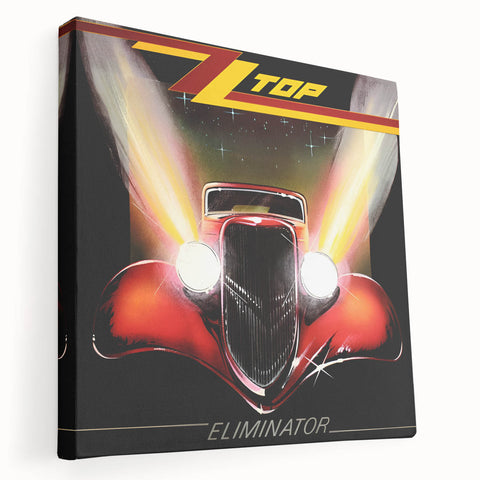 ZZ Top Eliminator Retro Wall Art – Vintage Rock Album Cover Print