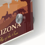 Vintage Phoenix Travel Poster - Arizona Retro Art Print