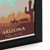 Vintage Phoenix Travel Poster - Arizona Retro Art Print