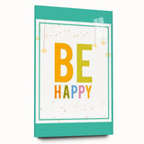 Educational Nursery Wall Decor – Be Happy Inspirational Print