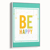 Educational Nursery Wall Decor – Be Happy Inspirational Print