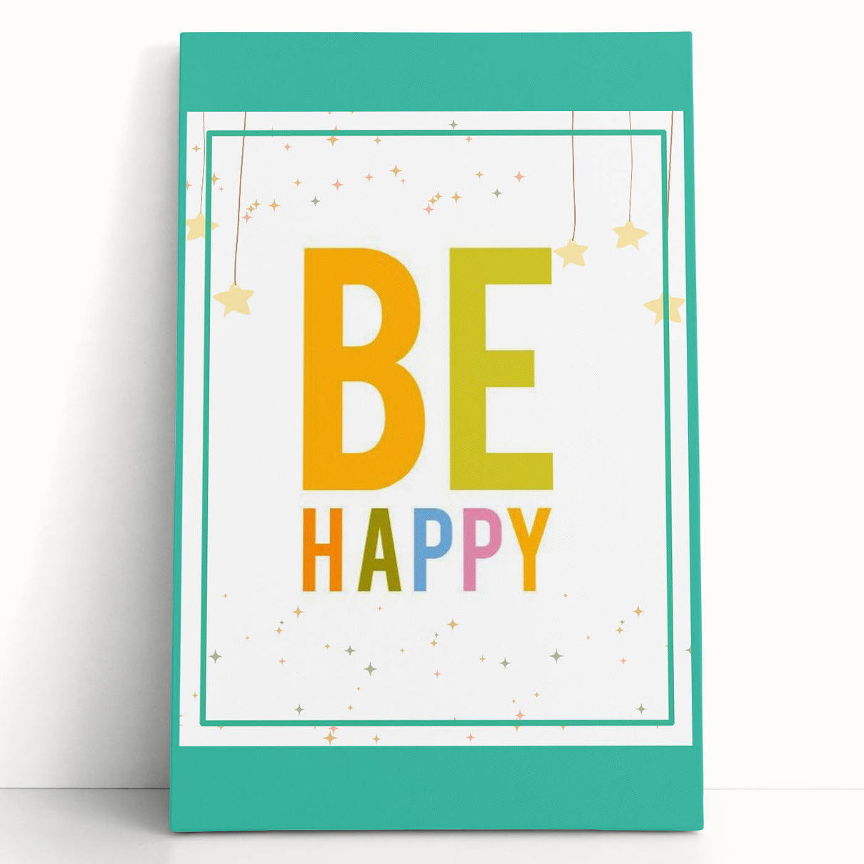 Educational Nursery Wall Decor – Be Happy Inspirational Print