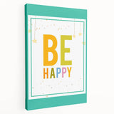 Educational Nursery Wall Decor – Be Happy Inspirational Print