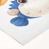 Cute Starfish & Pufferfish Nursery Wall Art – Baby Room Decor