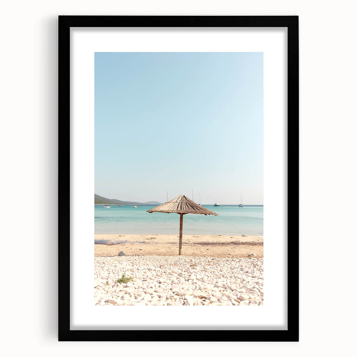 Extra large abstract art print featuring a vibrant summer color palette on a textured canvas, ideal for living room decor.