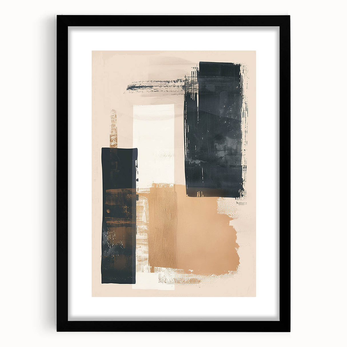 Vintage Modern Style Wall Art - Retro Minimalist Geometric Abstract