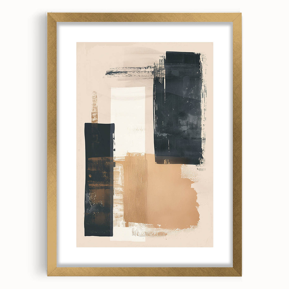 Vintage Modern Style Wall Art - Retro Minimalist Geometric Abstract