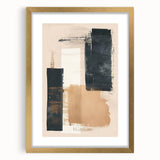 Vintage Modern Style Wall Art - Retro Minimalist Geometric Abstract