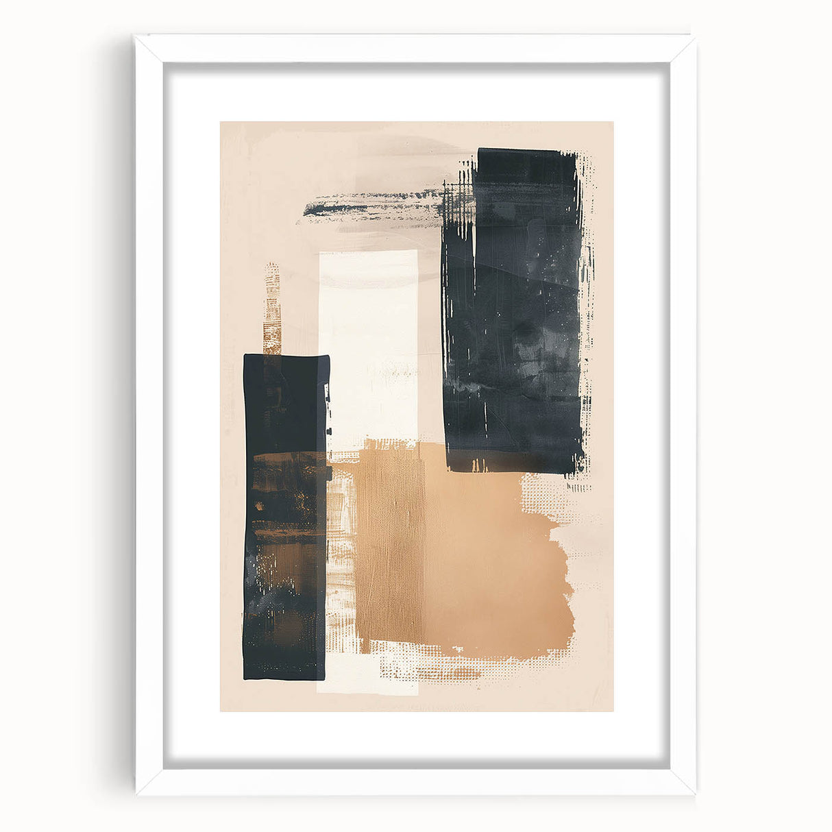 Vintage Modern Style Wall Art - Retro Minimalist Geometric Abstract
