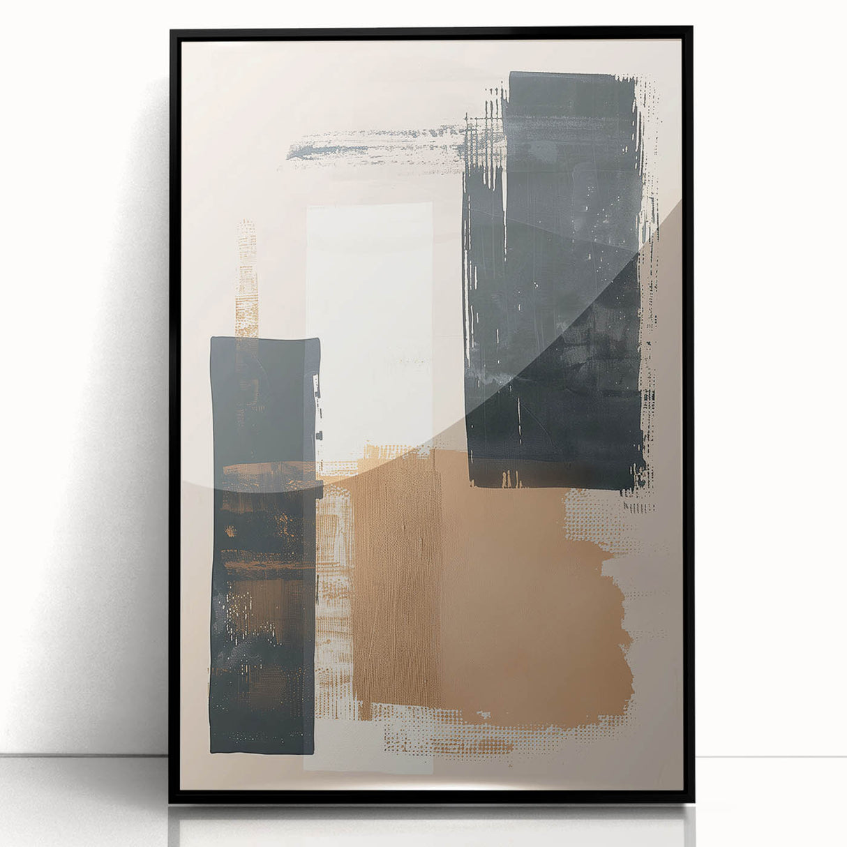 Vintage Modern Style Wall Art - Retro Minimalist Geometric Abstract