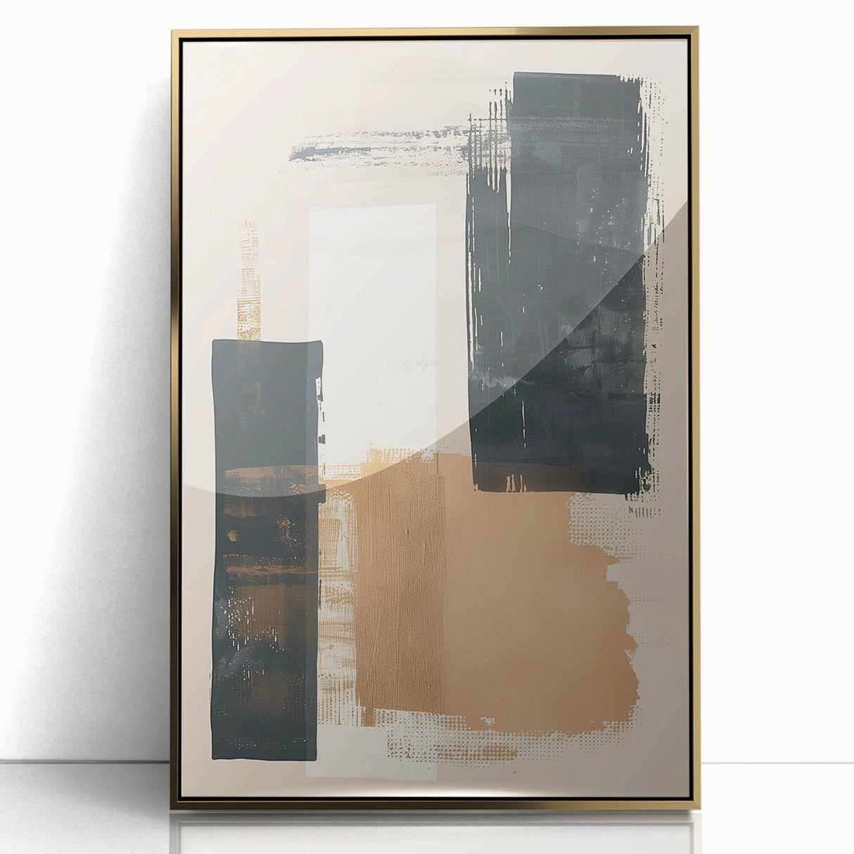 Vintage Modern Style Wall Art - Retro Minimalist Geometric Abstract