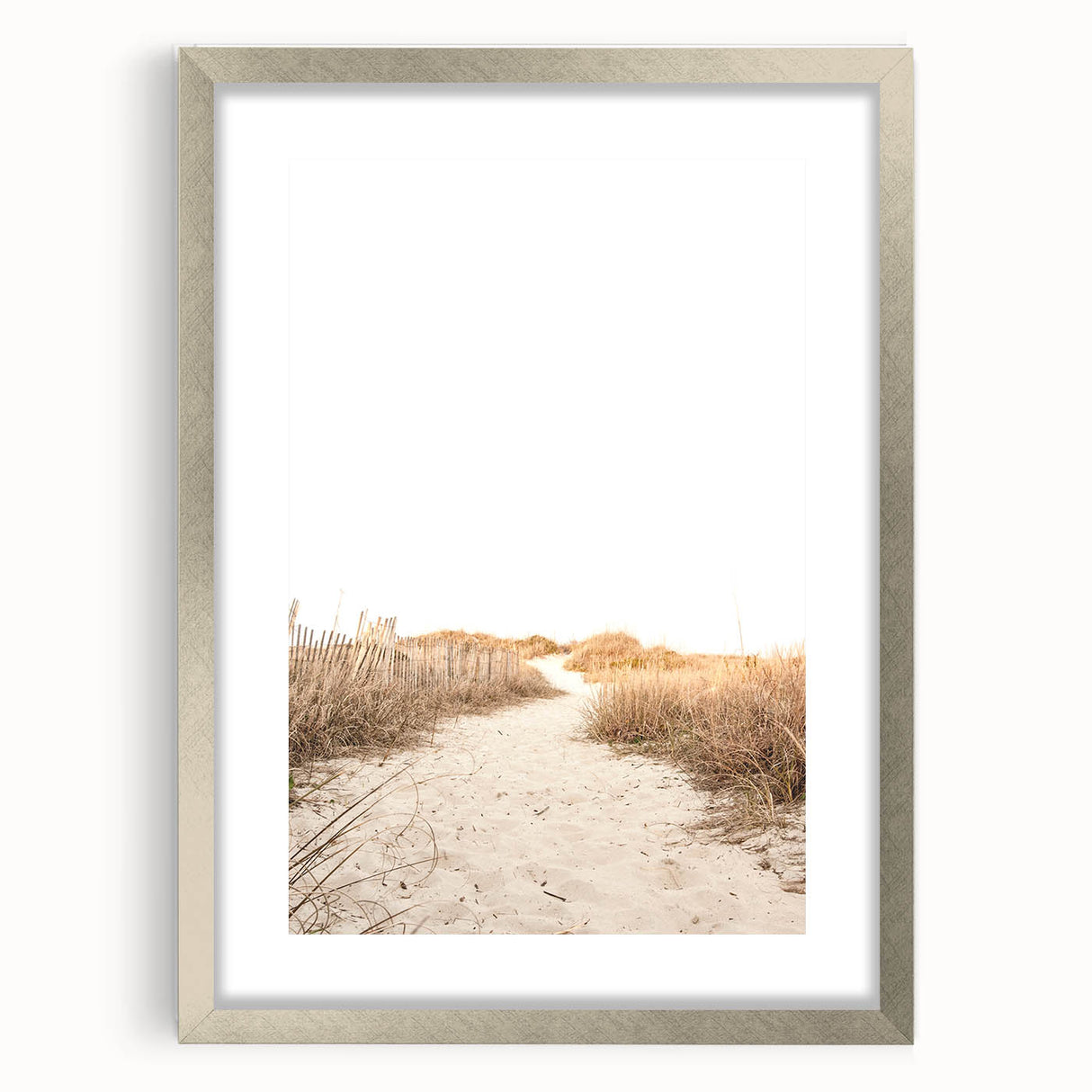 Textured abstract art print in muted blues and greens on a framed canvas, ideal for bedroom wall decor.