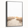 Black and white landscape art painting on a framed canvas, depicting a serene summer scene, ideal for bedroom wall decor.