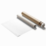 Extra large rolled canvas featuring a floral design in pastel shades.