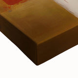 Close-up of abstract strokes wall art on stretched canvas, showcasing vibrant colors and textured surface, ideal for modern home décor and artistic ambiance.