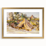 Modern Wall Art – Camp with Ambulance by John Singer Sargent