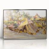 Modern Wall Art – Camp with Ambulance by John Singer Sargent