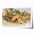 Modern Wall Art – Camp with Ambulance by John Singer Sargent