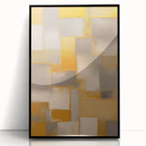 Framed abstract strokes wall art in black acrylic, showcasing dynamic brushwork and modern design elements, perfect for contemporary home decor.