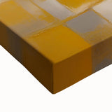 Close-up of abstract strokes wall art on stretched canvas, showcasing vibrant colors and intricate textures, perfect for modern home decor. Ideal for enhancing interior spaces with artistic flair.