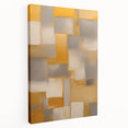 Abstract strokes wall art on stretched canvas, showcasing vibrant colors and dynamic patterns. Perfect for modern decor, adding artistic flair to any room.