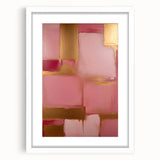 Abstract strokes wall art framed in white, showcasing vibrant colors and dynamic patterns, perfect for modern home decor. Ideal for enhancing living spaces with artistic flair.