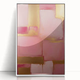 Framed abstract strokes wall art in white acrylic, showcasing vibrant colors and dynamic patterns, perfect for modern home decor, enhancing artistic aesthetics.