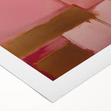 Abstract wall art on rolled canvas showcasing vibrant strokes in shades of blue, orange, and gold, perfect for modern home decor. Ideal for art enthusiasts and interior design.