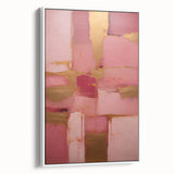 Framed canvas wall art featuring abstract strokes in soft white and gray tones, showcasing a modern design ideal for minimalist decor in living spaces.