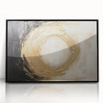 Framed abstract strokes wall art featuring bold black and white colors, adding a modern touch to home decor. Perfect for contemporary settings and minimalist aesthetics.