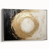 Framed canvas wall art featuring abstract silver strokes on a textured background, showcasing modern design elements for contemporary home decor.