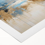 Abstract strokes wall art on rolled canvas, showcasing vibrant colors and dynamic patterns, perfect for modern home decor or art enthusiasts. Packaged securely for delivery.