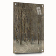 Romanticism Art - Winter Forest by László Mednyánszky Print