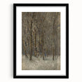 Romanticism Art - Winter Forest by László Mednyánszky Print