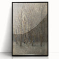 Romanticism Art - Winter Forest by László Mednyánszky Print