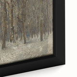 Romanticism Art - Winter Forest by László Mednyánszky Print