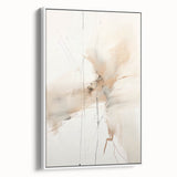 Acrylic and Canvas Art for Dining Spaces - Neutral Abstract Print