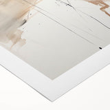 Acrylic and Canvas Art for Dining Spaces - Neutral Abstract Print