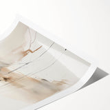 Acrylic and Canvas Art for Dining Spaces - Neutral Abstract Print