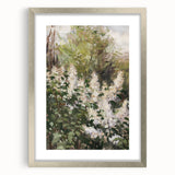 Floral Garden Serenity - Nature-Inspired Canvas Wall Art