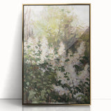 Floral Garden Serenity - Nature-Inspired Canvas Wall Art